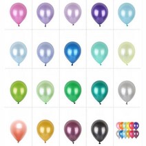 스튜디오 웨딩 촬영 소품 컬러 펄풍선 50p 백일파티, 버건디