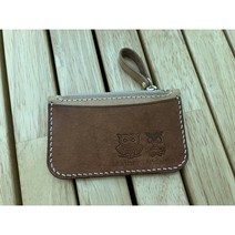 수제 가죽 카드지갑 동전지갑 이태리 베지터블 가죽 푸에블로 지퍼지갑