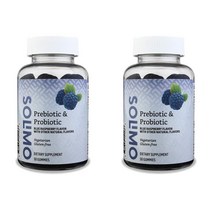 Solimo Prebiotic Probiotic 2 Billion CFU 50 솔리모 프로 프리바이오틱스 20억 CFU 50구미 1팩, 2팩