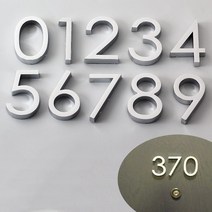 아크릴 호수판 현관 호실판 1pc 3D 숫자 문 플 라크 하우스 서랍 기호 도금 게이트 자리 0-9 플라스틱 번호 태그 호텔 홈 스티커 주소 레이블, silver