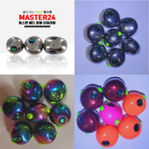 마스터24 텅스텐 타이라바헤드 39g-180g 참돔채비, 60g, 오렌지