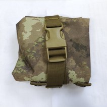 Abay 유틸리티 접이식 전술 잡지 드롭 덤프 파우치 몰리 벨트 사냥 Airsoft 군사 총 탄약 Foldable 복구 매기 가방, A-TACS
