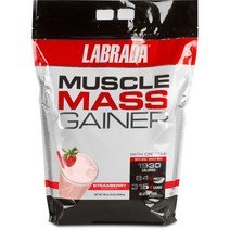 라브라다 머슬 매스 게이너 5.4kg / LABRADA Muscle Mass Gainer 12LB, 딸기