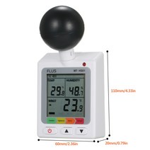 WBGT + HI 열 지수 검사기 스트레스 측정기 공기 글로브 온도 습도 시험기, 한개옵션1, 한개옵션0
