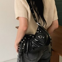뷰랩ACC 반달 미니 모터 숄더백 2color