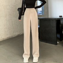 여성 겨울 히트텍 융 기모 바지 트레이닝 코듀로이 조거 하비 와이드 팬츠 밍크 털 겨울용 슬랙스 통바지 치마 레깅스