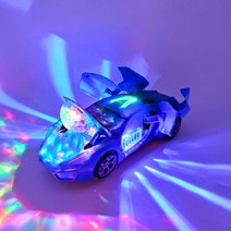 전기 춤 변형 회전 범용 경찰차 장난감 자동차 남아 아이 소녀 크리스마스 생일 선물, [12] Blue 2