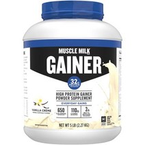 머슬밀크 하이 프로틴 게이너 파우더 바닐라 크림 2.27kg Muscle Milk High Protein Gainer