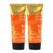 [AKMALL](2개)백옥생 려희애 프리미엄 썬크림 60ml SPF50+, 색상:단일상품