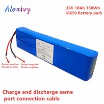 전기 자전거 킥보드 배터리 리튬이온 36v 10s3p 10ah 42v 18650 팩 ebike 자동차 모터 스쿠터 20a bms 500w