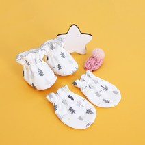 조아뜨 트리 신생아 순면 손발싸개 SET 그레이