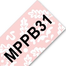 31 색 221 241 Brother P-touch 라벨 프린터 호환 테이프 12mm tze-231 ptd210 pth110 메이커 용, 23 Pink Brocade_05 24mm