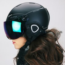 [poc스키헬멧obex] 듀마 위너 스키 스노우보드 고글 일체형 헬멧, 듀마위너 블랙