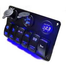 캠핑카 카라반 컨트롤패널 전기판넬 스위치박스, 3위치 스위치 패널(와이어링 하