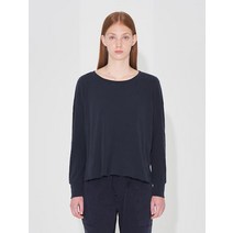 James Perse Women L S Split Hem Top 네이비