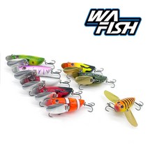 청룡조구 통통 크롤러 탑워터 8종 크롤러베이트 배스, 03.빨간머리