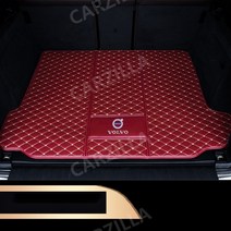 볼보 XC60 트렁크 매트 S90 S60 S80l xc40 v90 V40 XC90 풀 서라운드 트렁크 매트, 링게 와인 레드 [메인 어드밴스]