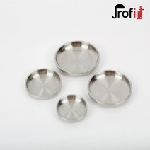 하늘랜드oem 하늘랜드 샤틴 찬기 반찬그릇 스텐찬기 스텐반찬그릇 사이즈다양, 4호