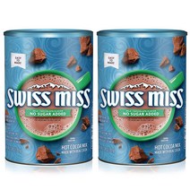 2개세트 Swiss Miss 스위스미스 무설탕 코코아 믹스 핫초코 디카페인 391g
