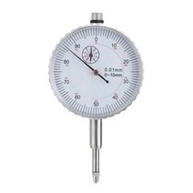 다이얼 표시기 게이지 샤프트 런아웃 스러스트 mayitr 측정 도구용 정밀 0-10mm 화이트 페이스, 한개옵션0