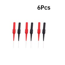 멀티미터 범용 30V 1A 멀티 미터 프로브 절연 피어싱 니들 핀 디지털 테스터 리드 비파괴 테스트 2 개, [03] 6Pcs