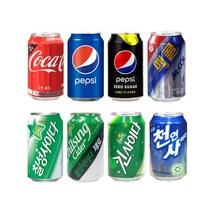 콜라 사이다 24캔 업소용 뚱캔 음료수 도매 골라담기, 칠성사이다제로 355ml 24캔