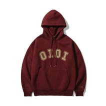 OIOI 오아이오아이 SIGNATURE 후드 BURGUNDY