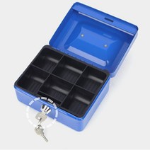 중형 스틸 금고 철제 철재 불에 안타는 금고통 비상금 숨기기 현금 귀중품 보관함, 화이트