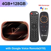 vontar x4 android 11.0 tv box amlogic s905x4 4gb 128gb 1000m dual wifi 4k 60fps av1 google 플레이어, 협력사, 영국 플러그, 4g128g g10
