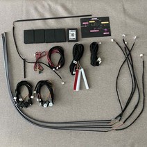 엠비언트 라이트 면발광 RGB LED 인테리어 자동차 앰비언트 라이트 스트립 64 색 아크릴 광섬유 장, 05 1PC Main Controller_01 RGB