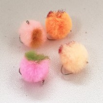 플라이낚시 글로 벅스 에그 패턴 플라이 완성훅 송어낚시바늘 송어 에그훅 12번, Apricot supreme