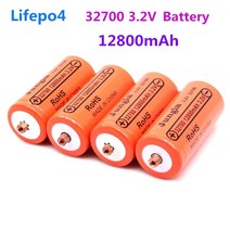인산철 배터리 100 32700 12800mah 3.2v lifepo4 충전식 전문 철, 6개