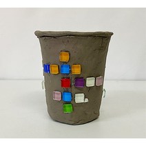 (TD) 천연 데코점토 타일 다용도 꽂이 만들기 1인, 단품