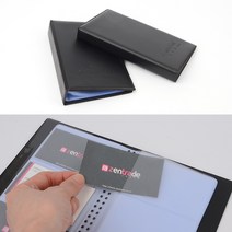 노트형 명함철 명함집 명함첩 명함북 2개 명함진열대 명암꽂이, 180매