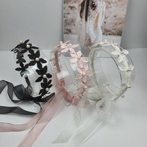 여신 헤어밴드 모음 청순 비즈 보석 진주 꽃 레이스 리본 끈 묶는 러블리 공주 셀프웨딩 머리띠 발레리나