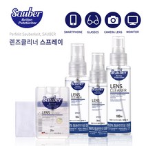 자우버 렌즈클리너 스프레이 극세사천포함, 1개, 50ml