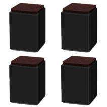 곽씨네 슈퍼 가구 다리 높이조절발 60x102mm 사각 4개입, 블랙