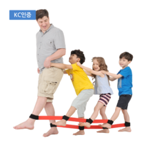 h55 키더스 유아체육교구 지네발 릴레이게임(12인용), 블루