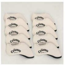DNTI Callaway 골프 헤드커버 아이언 클럽 퍼팅 커버 - BG000002036, 10개, 화이트