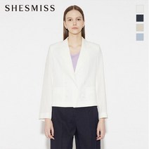 [쉬즈미스] [온라인전용] 후크버튼 숏 자켓_SWWJKM23020_OW