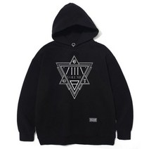 [기모]EV 스타 엠블램 오버핏 후드