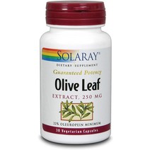 Solaray 보장 효능 올리브 잎 추출물 250mg | 30 베지캡, 1개