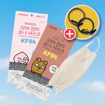 카카오프렌즈 성인캐릭터마스크 예쁜언니마스크 닥터한지브이 카카오 KF94 대형 30매, 어피치