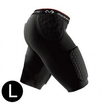 McDavid 스포츠 보호대 허벅지 헥스패드 Thudd 쇼츠 (블랙) (L) (737T), 상세페이지 참조