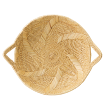 볼가바구니 내추럴 과일 빵바구니 원형바구니 라탄 간식 감성 제주도 태국