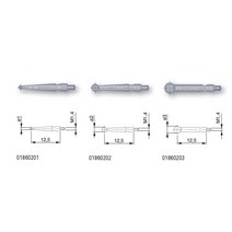 TESA 인디게이터포인트(초경) T-18.60202 2mmxL12.53, 1개