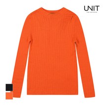 브루노바피 [UNIT] 여성 모던 짜임 디자인 슬림니트_UFE3-KCN313R