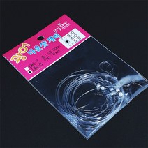 [단일코리아] 광어 다운샷 채비 DIK-8 단차 조절 광어 우럭 낚시 채비, 다운샷채비 DIK-8 5/0(3개입), 3개