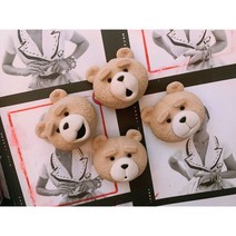 [라뮤즈캔들] 19곰 테드 세트 차량용 석고방향제 리필오일 박스포장, 웨딩데이