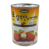 몬 람부탄&파인애플 과일통조림, 565g, 2개